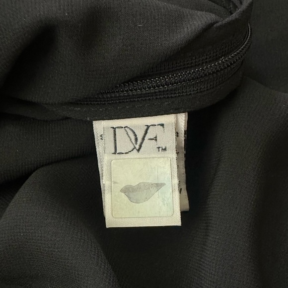 Diane Von Furstenburg DVF Lizbeth Silk Dress in Encore Wild Rose/Black - Picture 10 of 14